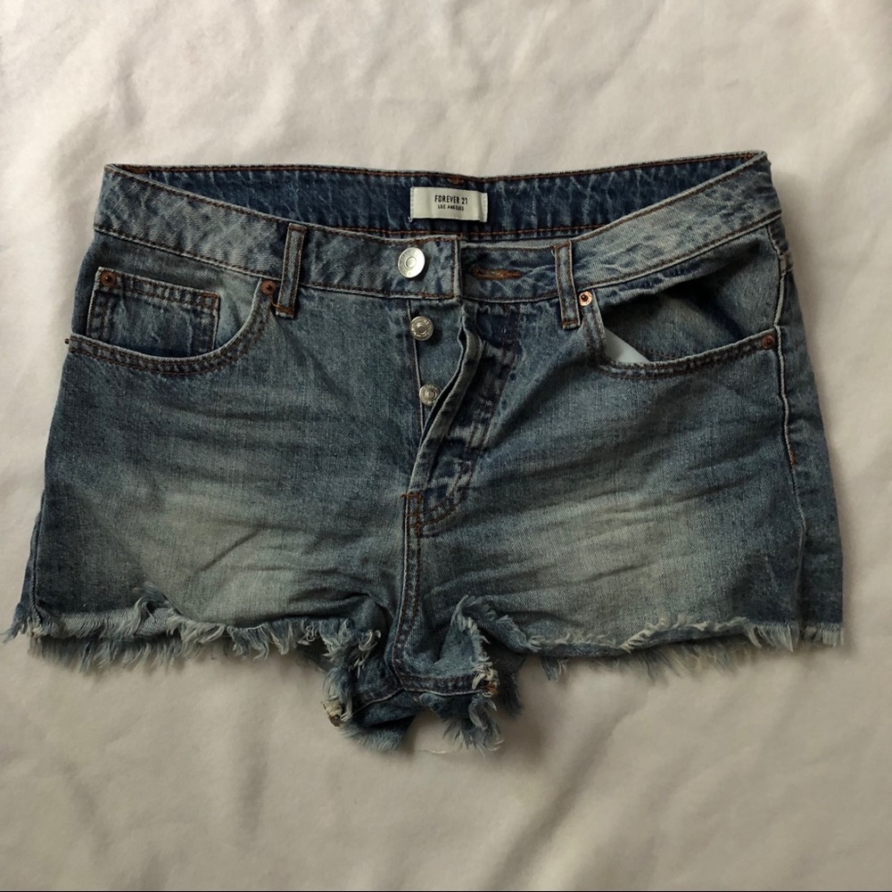 Denim jean shorts